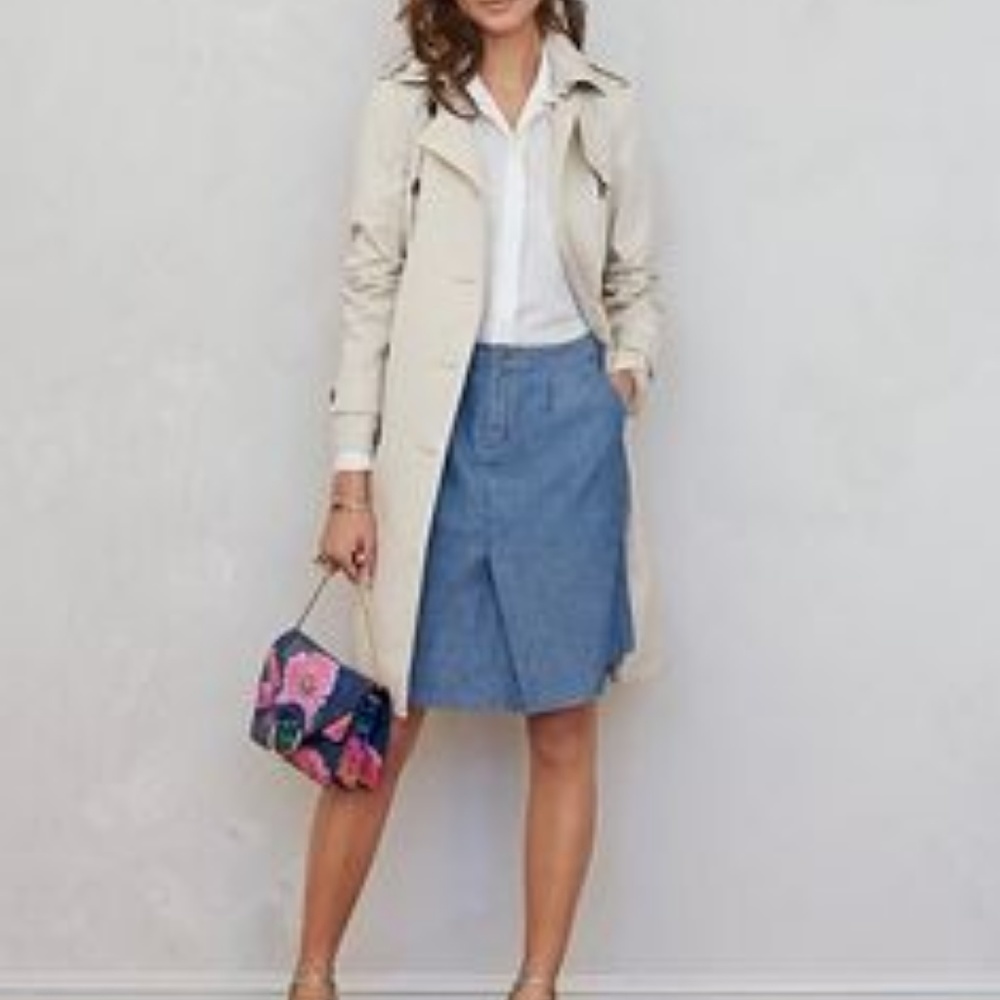 Banana Republic Chambray Skirt